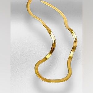 14k Gold chain 20” necklace herringbone